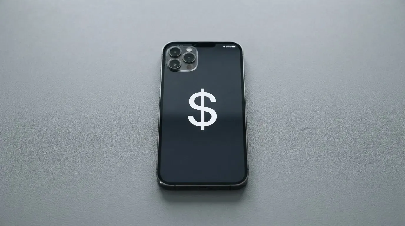 A phone showing a stablecoin transfer screen