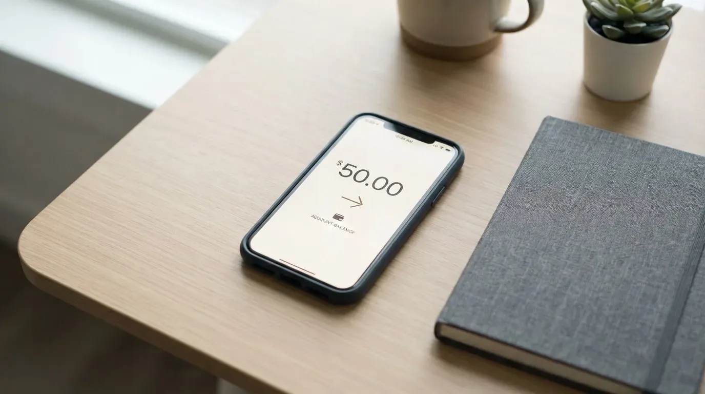 A phone showing a stablecoin transfer screen