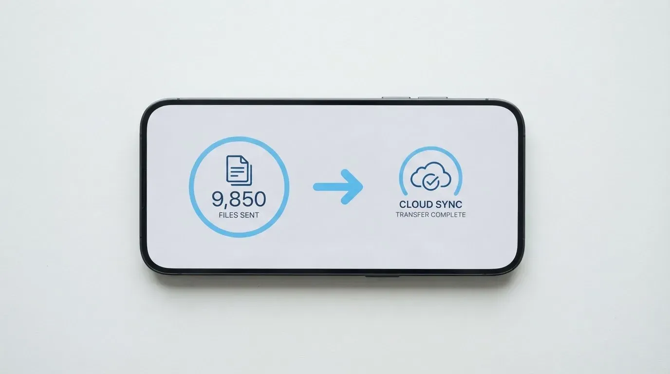 A phone showing a stablecoin transfer screen